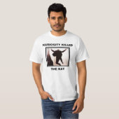 kktkshirt1, KURIOSITY GETÖTET, DER KAT T-Shirt (Vorne ganz)
