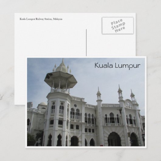 KL Bahnhof Postkarte (Vorne/Hinten)