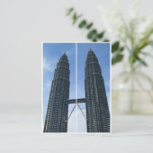 Kl Petronas-Zwillinge Postkarte (Stehend Vorderseite)
