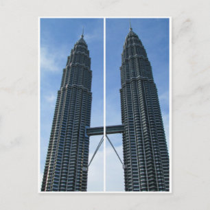 Kl Petronas-Zwillinge Postkarte