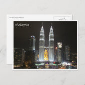 kl towers malaysia postkarte (Vorne/Hinten)