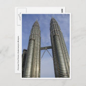 kl Zwillingstürme Postkarte (Vorne/Hinten)