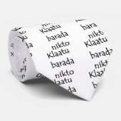 klaatu barada nikto krawatte (Gerollt)