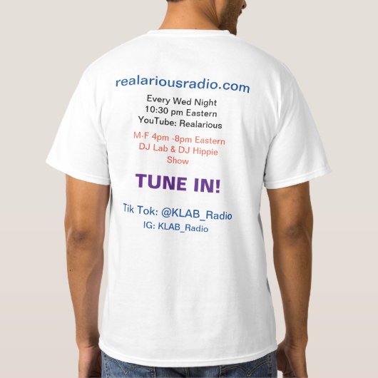 KLAB Radio T-Shirt (Rückseite)
