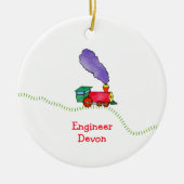 Klackbahn Keramikornament (Vorne)