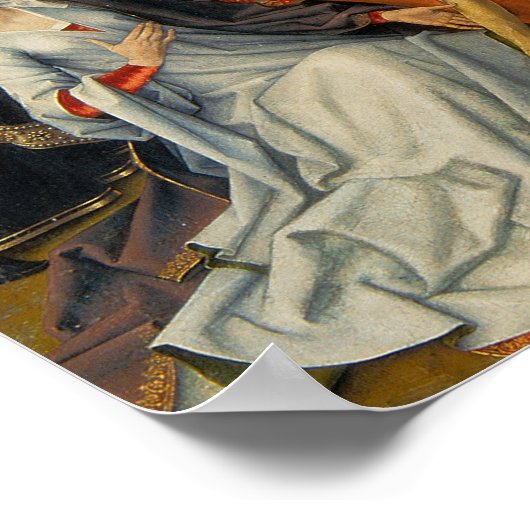 Klage über Totes Christus, c. 1460-1464 Poster (Ecke)