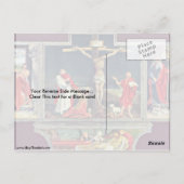 Klage von Mathis Grunewald Gothart Postkarte (Rückseite)