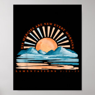 Klagelieder Seine Barmherzigkeiten Sind Neu Jeden Poster