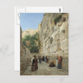 Klagemauer durch Gustav Bauernfeind Postkarte (Vorne/Hinten)