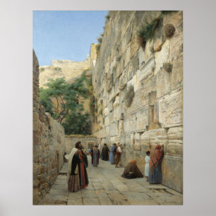 Klagemauer durch Leinwand-Druck 23 Gustav Poster