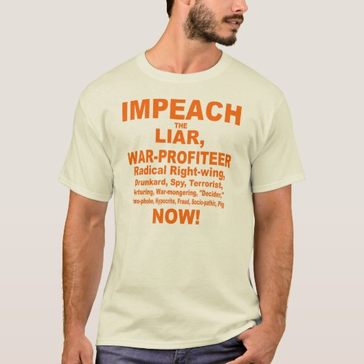 KLAGEN SIE DEN LÜGNER AN T-Shirt (Vorderseite)