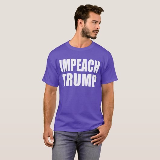 "KLAGEN Sie DEN TRUMPF" an (doppelseitig) T-Shirt (Vorne ganz)