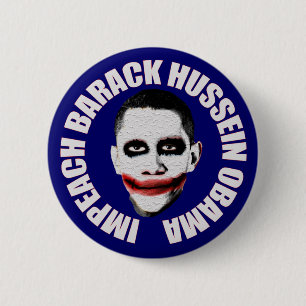 Klagen Sie Obama an Button