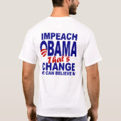 KLAGEN SIE OBAMA AN T-Shirt (Rückseite)