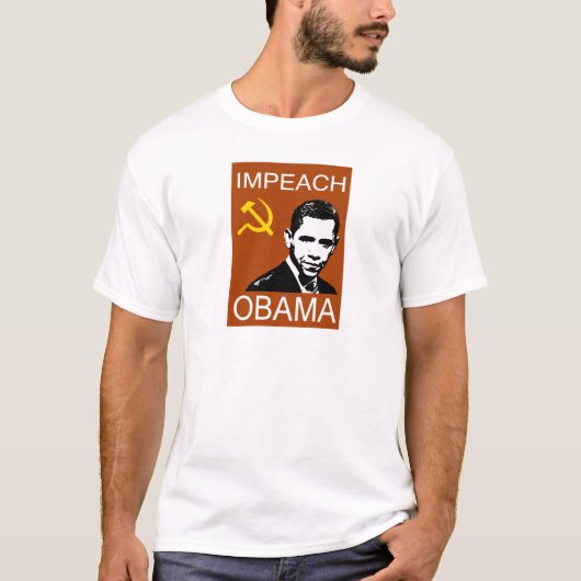 Klagen Sie Obama an T-Shirt (Vorderseite)
