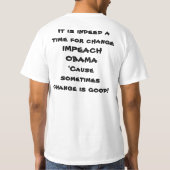 KLAGEN SIE OBAMA AN T-Shirt (Rückseite)