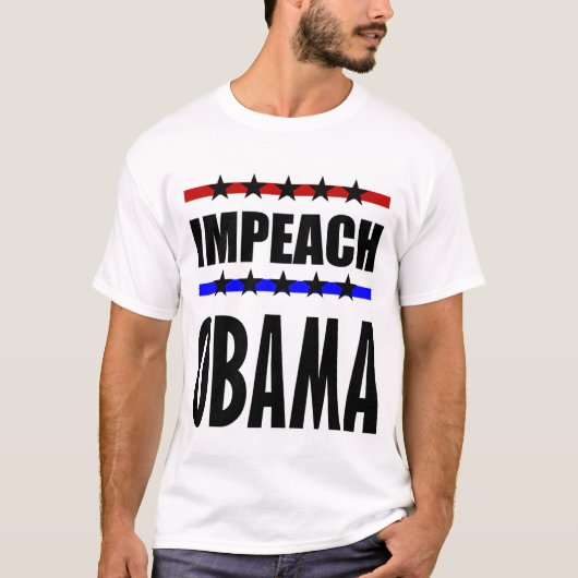 Klagen Sie Obama an T-Shirt (Vorderseite)