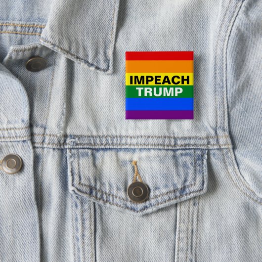 Klagen Sie Trumpf an Button (Beispiel)