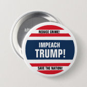 Klagen Sie Trumpf an! Button (Vorne & Hinten)