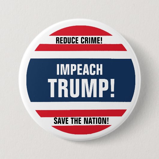 Klagen Sie Trumpf an! Button (Vorderseite)