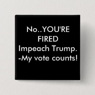 Klagen Sie Trumpf an Button