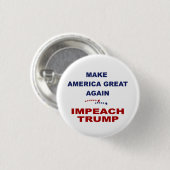 Klagen Sie Trumpf an Button (Vorne & Hinten)