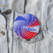 Klagen Sie Trumpf patriotischer Anti-Trumpf runden Button (Beispiel)