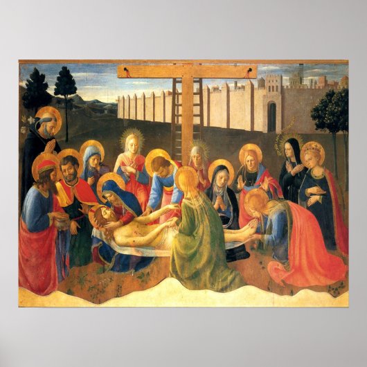 Klagen über Christus Fra Angelico Renaissance Poster (Vorne)