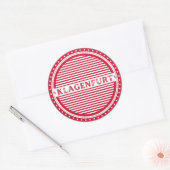 Klagenfurt City Pride Emblem – Austria Identity Runder Aufkleber (Umschlag)