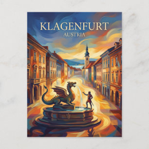 Klagenfurt Österreich Postkarte