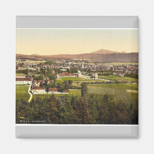 Klagenfurt von Kreuzberg, Kärnten, Österreich-Unga Magnet
