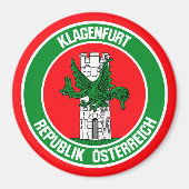 Klagenfurter RundEmblem Magnet (Vorne)