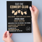 Kläger, Comedian, Comedy Club Werbung Flyer (Hand)