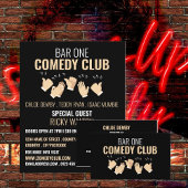 Kläger, Comedian, Comedy Club Werbung Flyer
