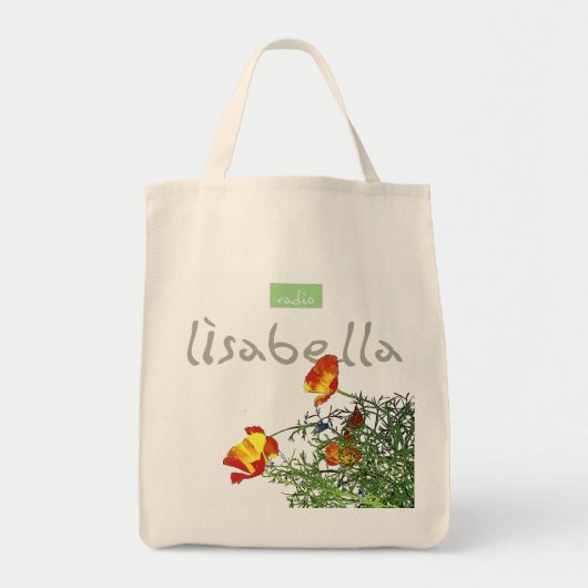 kläglich fröhliche kalifornische Mohn Tragetasche (Vorne)