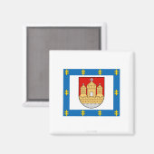 Klaipeda Landkreis Flag Magnet (Vorderseite/Rückseite)