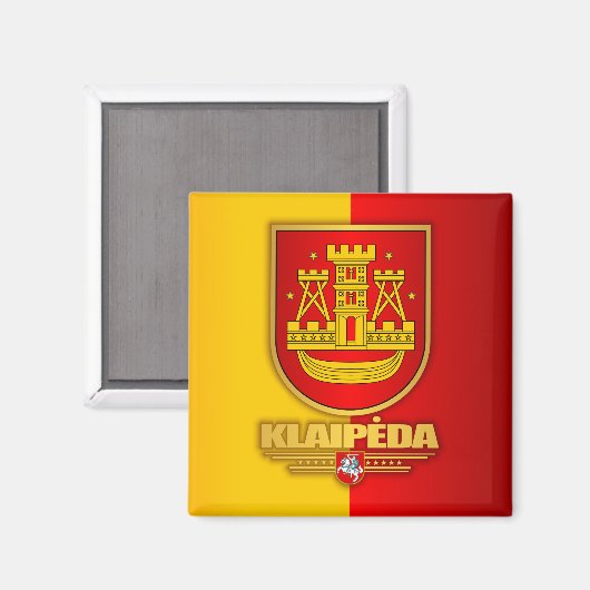Klaipeda Magnet (Vorderseite/Rückseite)