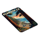 Klamath California Travel Magnet (Rechte Seite)