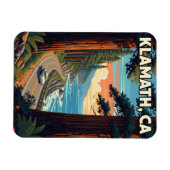 Klamath California Travel Magnet (Horizontal)