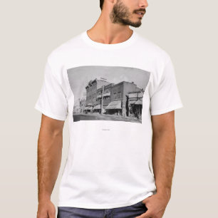 Klamath-Fälle ODER Ansicht, die oben Hauptstraße T-Shirt