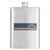 Klamath Falls Oregon Flachmann (Vorderseite)