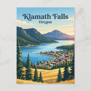 Klamath Falls, Oregon Postkarte