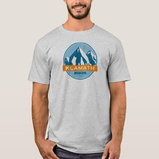 Klamath Mountains California Oregon T-Shirt (Vorderseite)