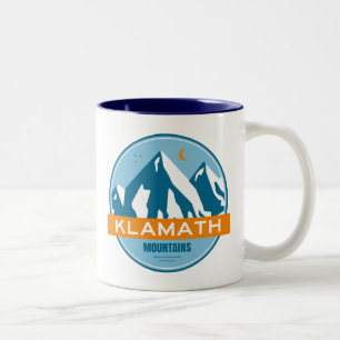 Klamath Mountains California Oregon Zweifarbige Tasse