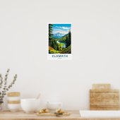 Klamath Oregon Travel Print Poster (Küche)