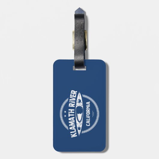 Klamath River, Kalifornien Gepäckanhänger (Rückseite vertikal)