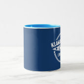 Klamath River, Kalifornien Zweifarbige Tasse (Mittel)