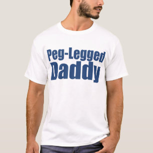 Klammer-Mit Beinen versehener Vati T-Shirt