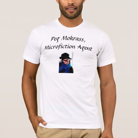 Klammer Mokrass: Microfiction Agent T-Shirt (Vorderseite)