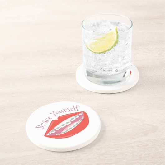 Klammer sich getränkeuntersetzer (Seite)